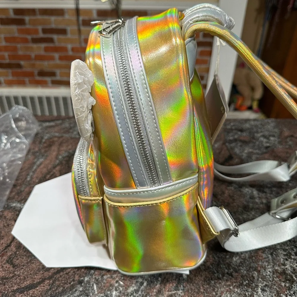 NWT Rare Disney100 Platinum Simba Loungefly mini Backpack